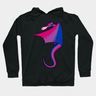 Fly With Pride, Dragon Series - Bisexual Hoodie